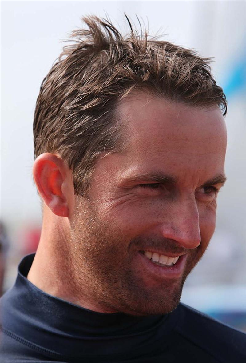 Ben Ainslie at the London 2012 Olympic Sailing Competition photo copyright Francois Richard taken at Weymouth & Portland Sailing Academy and featuring the Finn class