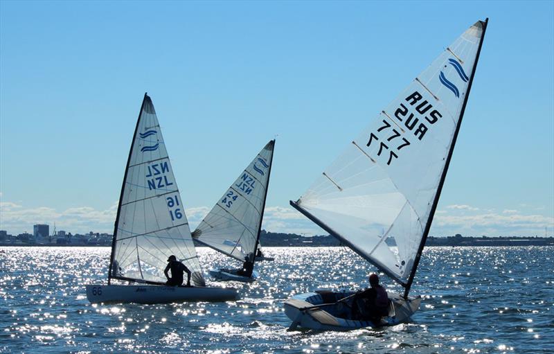 2013 Finn Gold Cup Practice Race photo copyright Robert Deaves taken at Kalev Yacht Club and featuring the Finn class