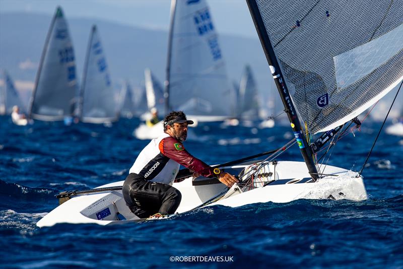 Filipe Silva, POR - 2024 Finn World Masters photo copyright Robert Deaves taken at Centro Velico Punta Ala and featuring the Finn class