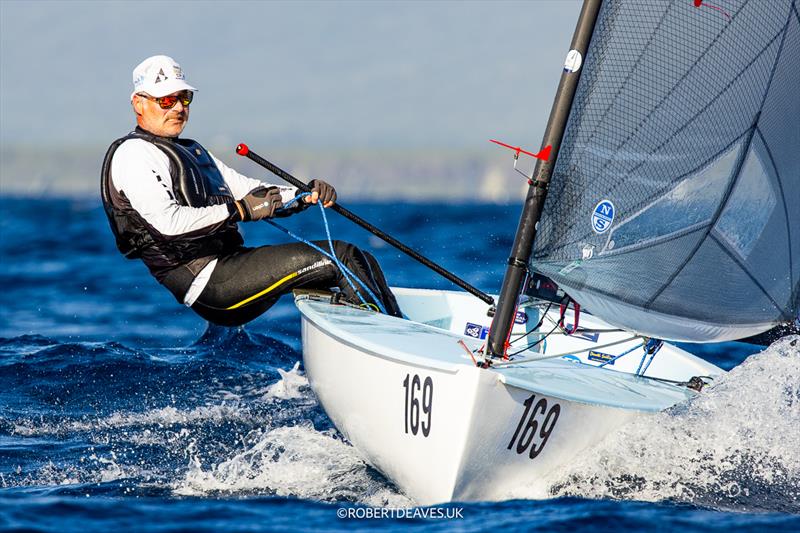 Laurent Hay, FRA - 2024 Finn World Masters photo copyright Robert Deaves taken at Centro Velico Punta Ala and featuring the Finn class