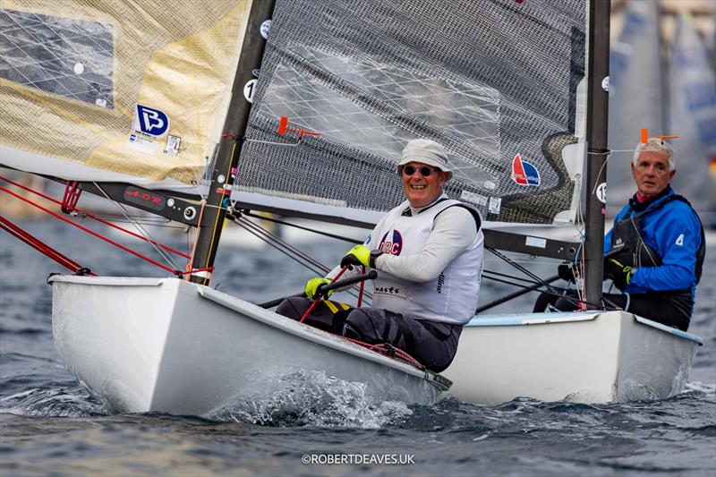 Jan Zetzema (NED) on day 4 of the 2024 Finn Open European Championship photo copyright Robert Deaves / www.robertdeaves.uk taken at Yacht Club de Cannes and featuring the Finn class