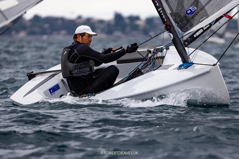 Nicola Capriglione (ITA) on day 4 of the 2024 Finn Open European Championship - photo © Robert Deaves / www.robertdeaves.uk