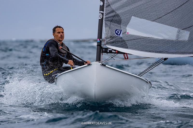 Valerian Lebrun (FRA) on day 5 of the 2024 Finn Open European Championship - photo © Robert Deaves / www.robertdeaves.uk