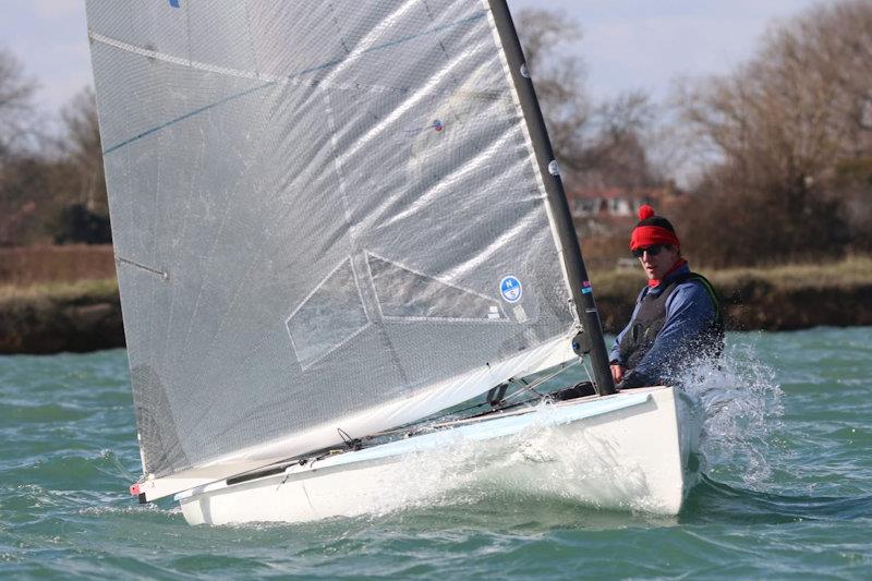 Finn open meeting at Emsworth Slipper photo copyright Claire Power taken at Emsworth Slipper Sailing Club and featuring the Finn class