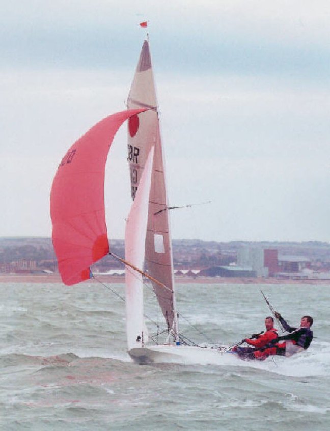 Andy Pearce & Adam Broughton win the Portishead Fireball open photo copyright Warwick Baker taken at Portishead Yacht & Sailing Club and featuring the Fireball class