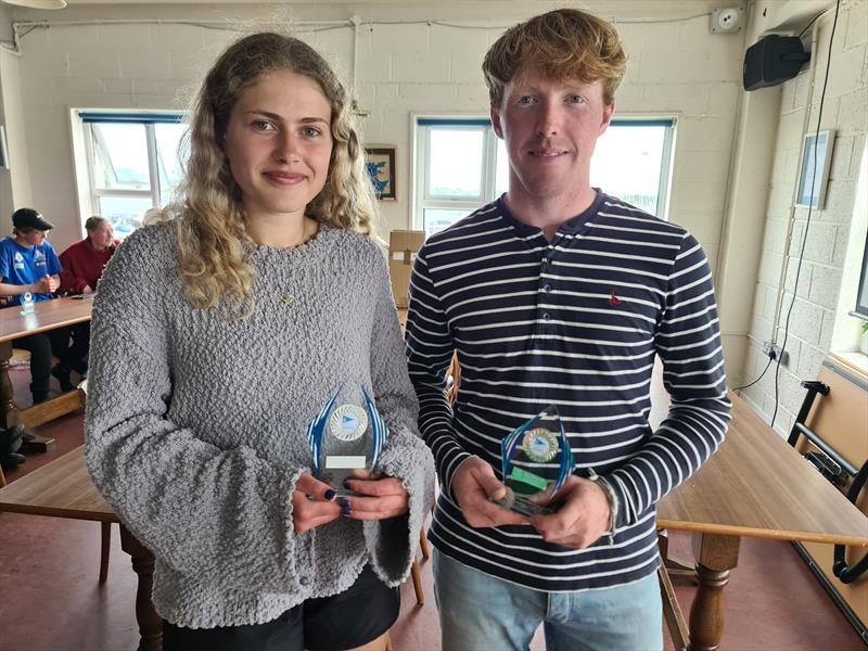 Chris Bateman and Lisa Flynn win the Irish Fireball Championship at Galway Bay photo copyright Frank Miller taken at Galway Bay Sailing Club and featuring the Fireball class