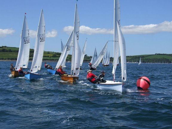 32 boats for the Firefly South West Championships at Restronguet photo copyright John Hurst taken at Restronguet Sailing Club and featuring the Firefly class