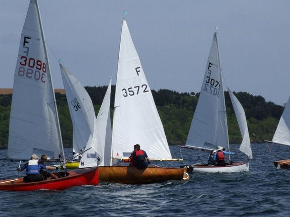 32 boats for the Firefly South West Championships at Restronguet photo copyright John Hurst taken at Restronguet Sailing Club and featuring the Firefly class