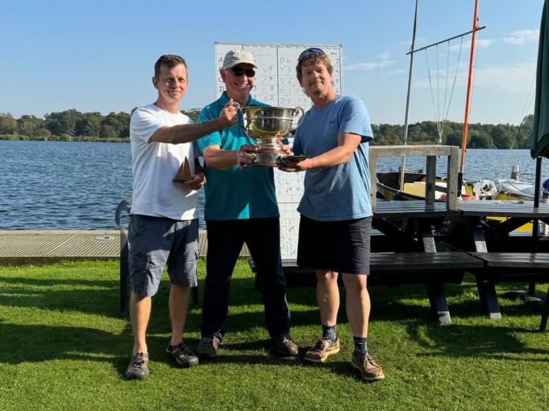 Broads Area Champion Club Ramuz Trophy - Winners from Norfolk Broads Yacht Club, Chris Pank (r) & Ali Clapburn (l) photo copyright Brian Wilkins taken at Norfolk Broads Yacht Club and featuring the Firefly class