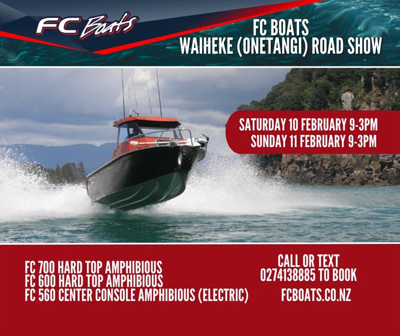 FC Boats Waiheke (Onetangi) Road Show - photo © FC Boats