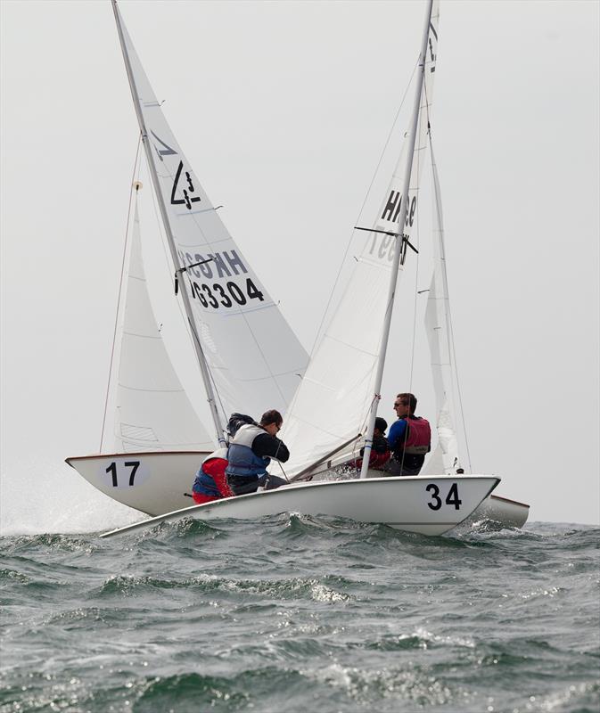 Day one of the Flying Fifteen Worlds in Hong Kong photo copyright Guy Nowell / RHKYC taken at Royal Hong Kong Yacht Club and featuring the Flying Fifteen class