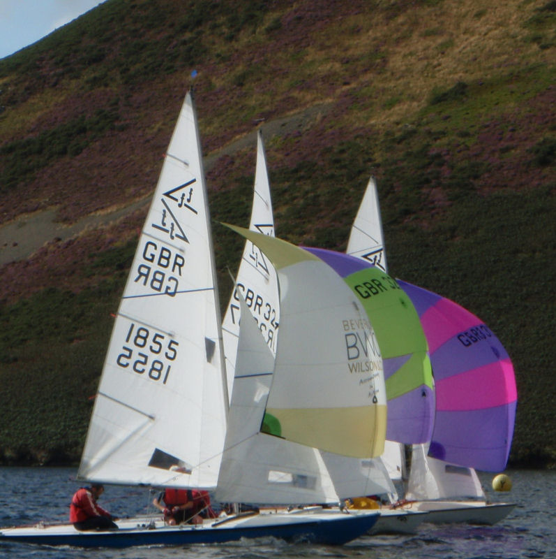 Close, tactical racing for the Flying 15s at Clywedog photo copyright David Rollinson taken at Clywedog Sailing Club and featuring the Flying Fifteen class