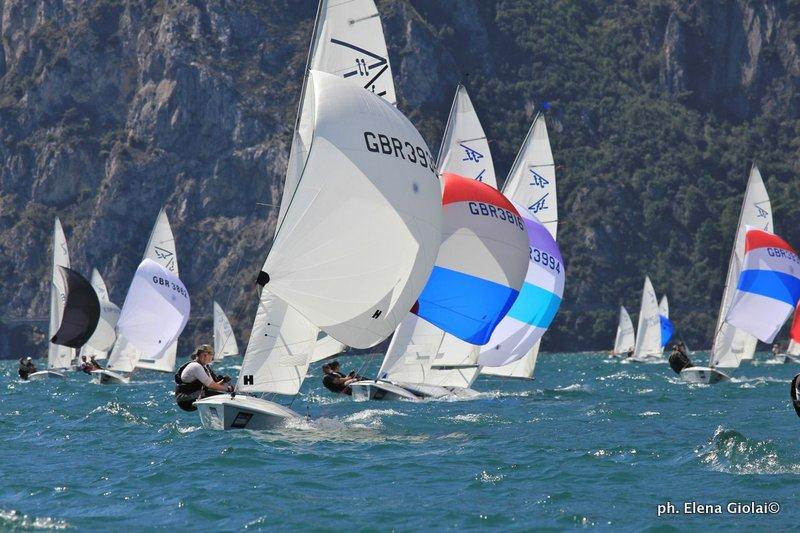 Flying Fifteen Europeans on Lake Garda photo copyright Elena Giolai / Fraglia Vela Riva taken at Fraglia Vela Riva and featuring the Flying Fifteen class