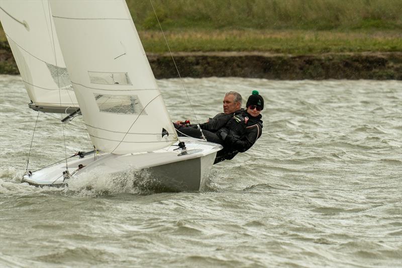 Ian Cadwallader and Ellie Devereux win the 2024 edition of the Royal Corinthian Yacht Club Flying Fifteen Open - photo © Petru Balau Sports Photography / sports.hub47.com