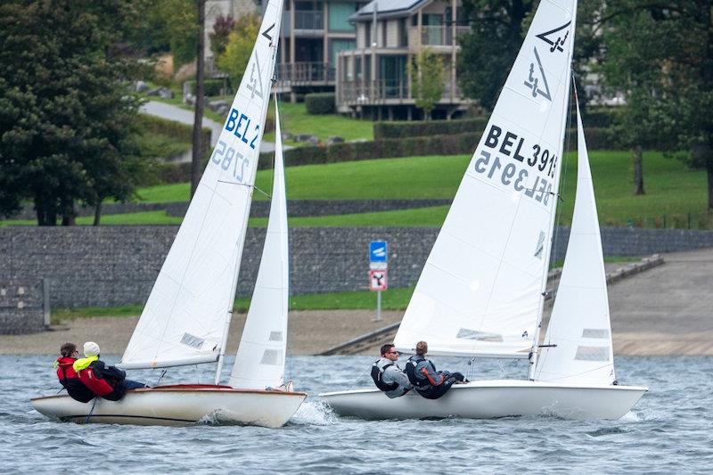 Belgian Flying Fifteen Championship 2024 photo copyright Destatte Alain taken at Sports Nautiques de l'Eau d'Heure and featuring the Flying Fifteen class