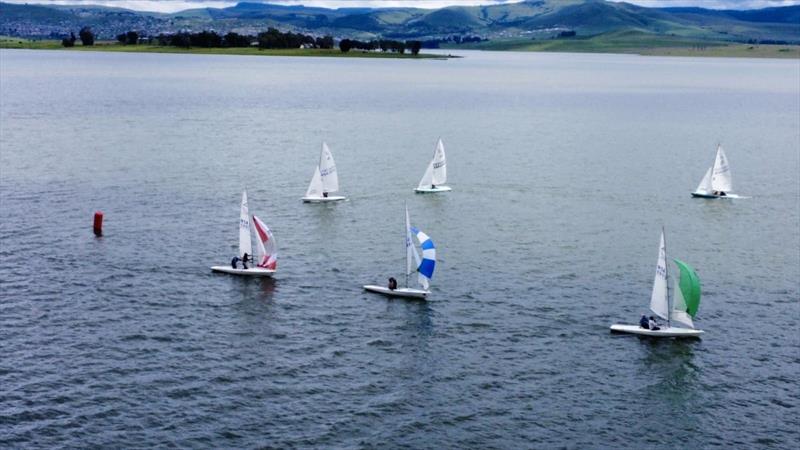 Flying Fifteen South African Nationals - Ariel shot at Midmar Dam photo copyright SAFFA fleet taken at Henley Midmar Yacht Club and featuring the Flying Fifteen class