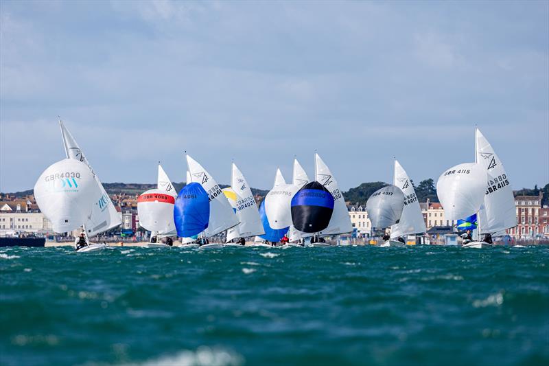 2023 UK Flying Fifteen Nationals in Weymouth photo copyright Phil Jackson / Digital Sailing taken at Weymouth & Portland Sailing Academy and featuring the Flying Fifteen class