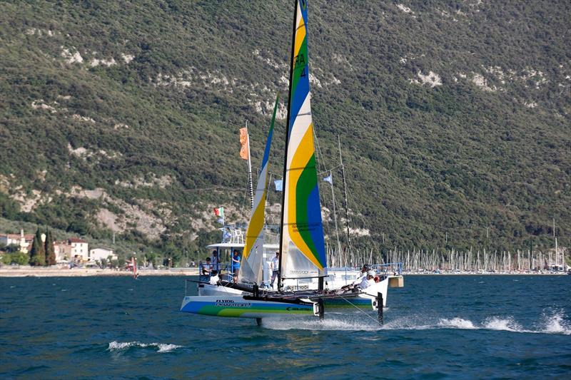 Flying Phantoms at Foiling Week 2015 on Lake Garda - photo © Alex Udin / Phantom International