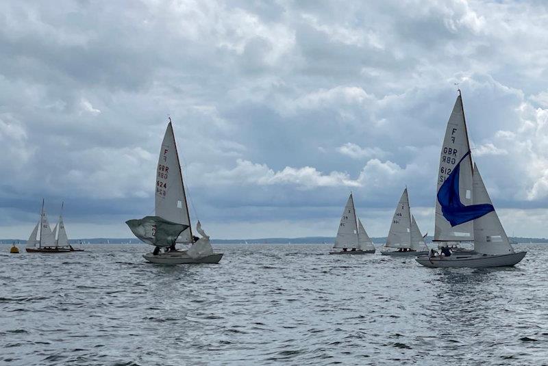 XOD and Folkboat Central Solent Championship photo copyright Calum McKie taken at Hamble River Sailing Club and featuring the Folkboat class