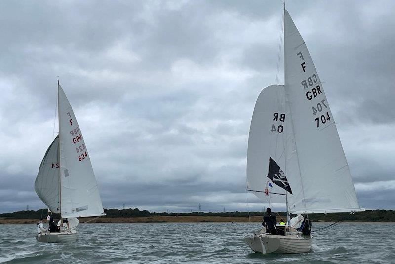 XOD and Folkboat Central Solent Championship photo copyright Calum McKie taken at Hamble River Sailing Club and featuring the Folkboat class