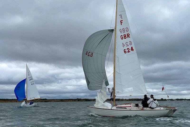 XOD and Folkboat Central Solent Championship photo copyright Calum McKie taken at Hamble River Sailing Club and featuring the Folkboat class