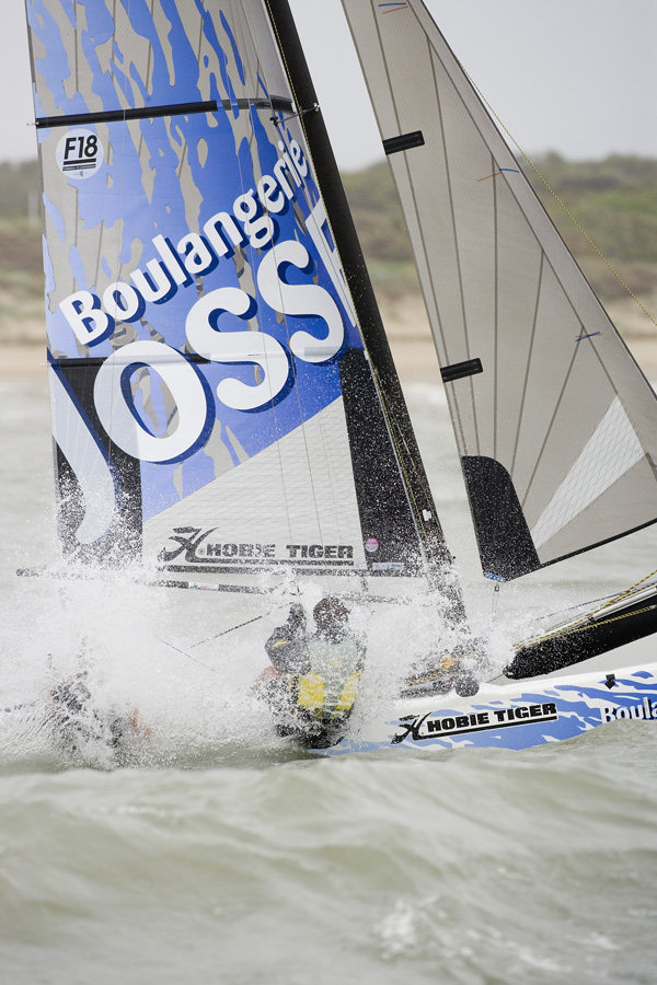 Gael Josse and Maeyke Tadema on the final day of the Seawind Formula 18 worlds photo copyright Andrea Francolini taken at  and featuring the Formula 18 class