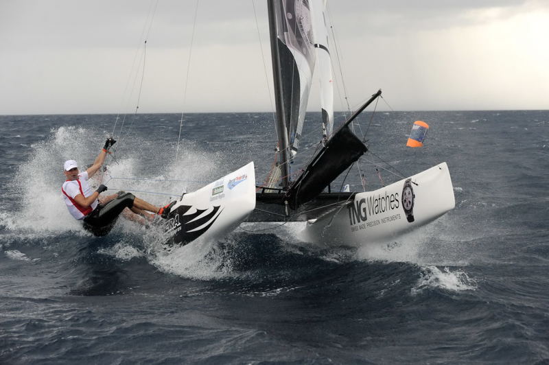 Day 4 of the Aruba Heineken Catamaran Regatta photo copyright Steve Arkley / www.sailshots.co.uk taken at  and featuring the Formula 18 class