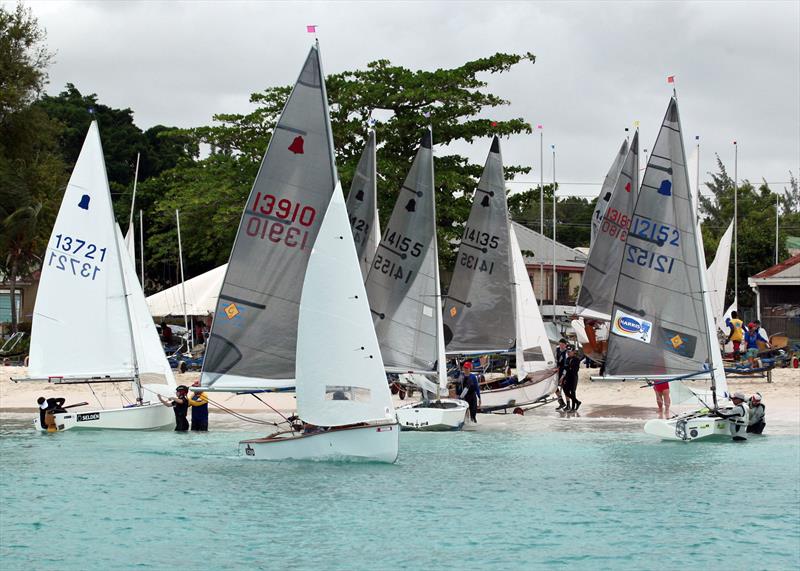 Day 5 of the GP14 World Championships in Barbados photo copyright Peter Marshall taken at Barbados Yacht Club and featuring the GP14 class