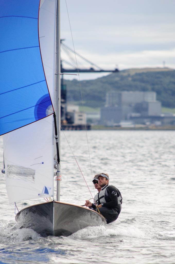 GP14 nationals at Largs day 3 photo copyright Richard Craig / www.SailPics.co.uk taken at Largs Sailing Club and featuring the GP14 class