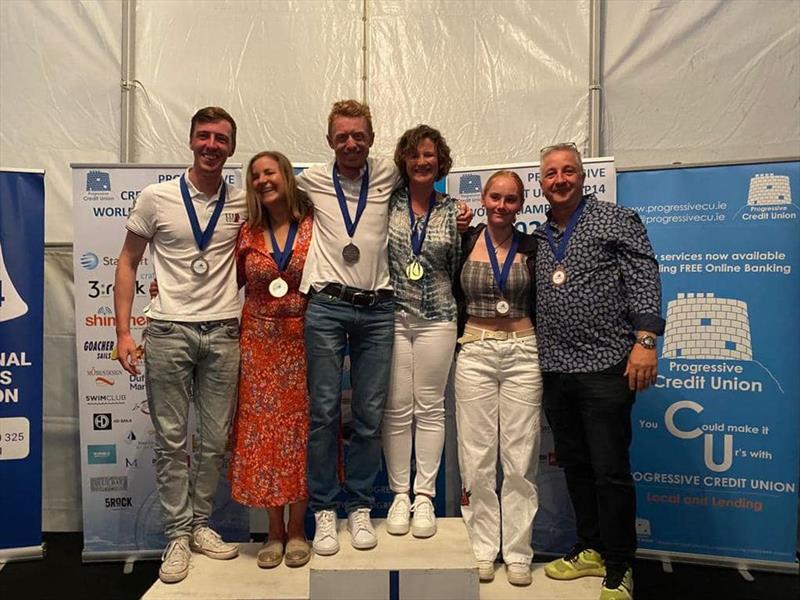 Mixed Podium in the Progressive Credit Union GP14 Worlds 2022 - photo © SSC