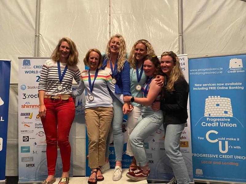 Female Podium in the Progressive Credit Union GP14 Worlds 2022 - photo © SSC