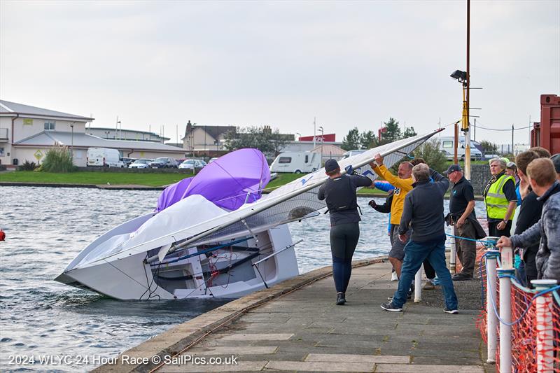 53rd West Lancashire Yacht Club 24-Hour Dinghy Race photo copyright Richard Craig / www.SailPics.co.uk taken at West Lancashire Yacht Club and featuring the GP14 class