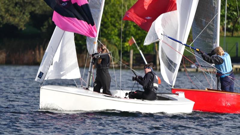 All Female boat of Zena Eaton Bolton SC and a last minute stand in crew from RWYC during the Royal Windermere GP14 Northern Bell Open - photo © David Heron