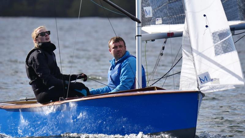 Andy and Michelle Tunicliffe during the Royal Windermere GP14 Northern Bell Open photo copyright David Heron taken at Royal Windermere Yacht Club and featuring the GP14 class