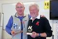 Richard Leftley (left) receives the Solent Trophy and Travellers Trophy from class captain Adrian Williams - Hadron H2 Solent Trophy at Warsash © Keith Callaghan