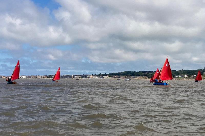 The fleet - West Kirby SC Star class Classic Boat Challenge photo copyright Sarah Rees taken at West Kirby Sailing Club and featuring the Hamble Star class