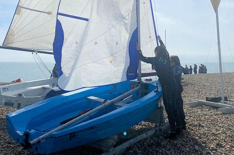 All Girls Training Day with KSSA, The Magena Project and Downs SC photo copyright Emma Mcfarlane taken at Downs Sailing Club and featuring the Hartley 14 class