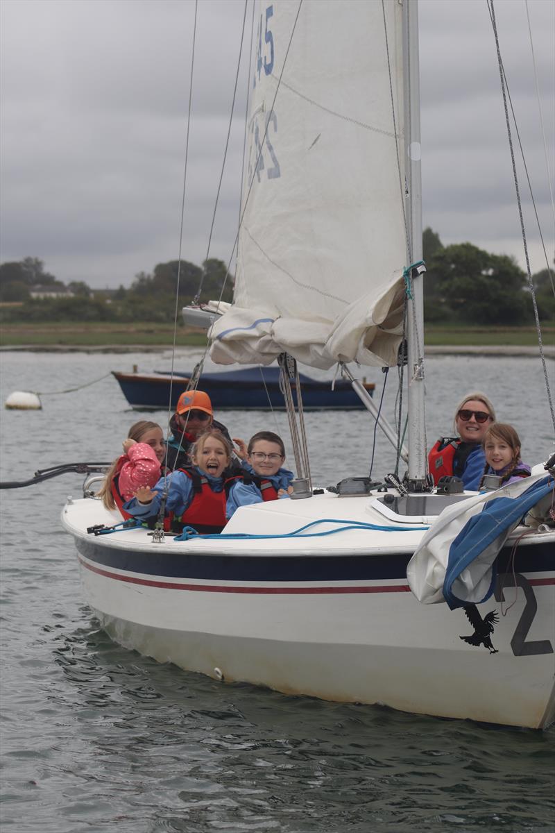 Young Helms participants enjoying their sailing adventure in Chichester Harbour - photo © Caroline Fisk