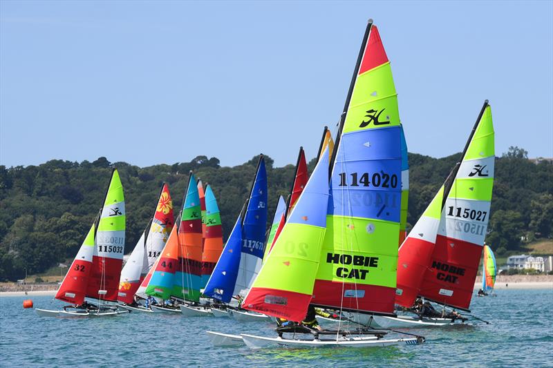 Savills Channel Islands Hobie Cat Championships 2024 photo copyright David Ferguson taken at Royal Channel Islands Yacht Club and featuring the Hobie 16 class