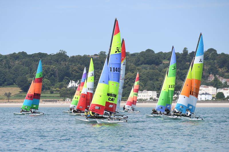 Savills Channel Islands Hobie Cat Championships 2024 photo copyright David Ferguson taken at Royal Channel Islands Yacht Club and featuring the Hobie 16 class