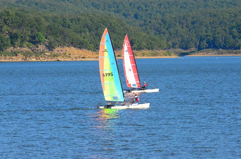 Hobie 17 racecourse action photo copyright the 2024 Hobie 17 and Hobie 18 North American Championships taken at Windycrest Sailing Club and featuring the Hobie 17 class