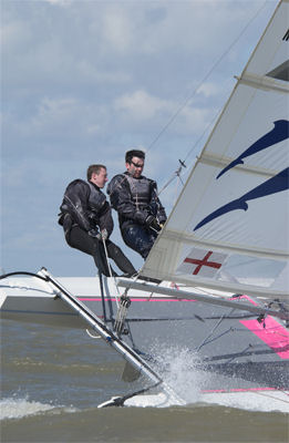 Action from the cat open at Minnis Bay photo copyright Steve Emby / www.embyimages.com taken at  and featuring the  class