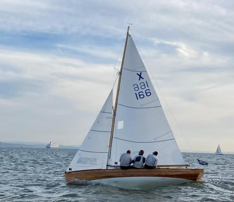 X166, 2nd at Cowes Week 2024 photo copyright Bertrand Malas taken at Cowes Combined Clubs and featuring the  class