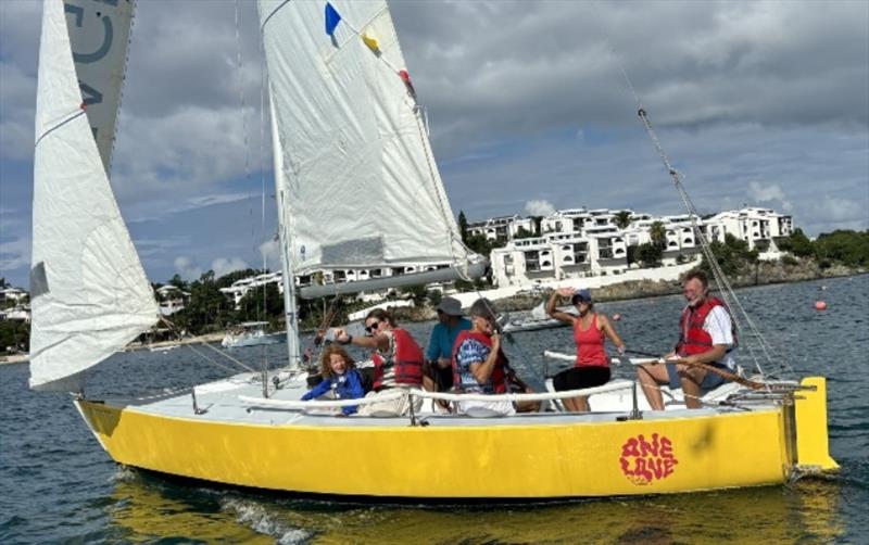 Everyone had fun sailing an IC24 photo copyright Rian Bareuther taken at St. Thomas Yacht Club and featuring the IC24 class