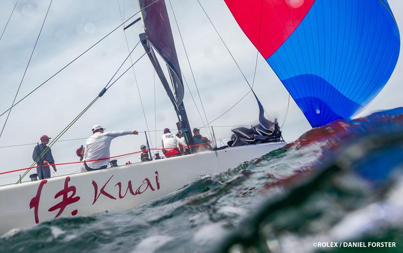 Daniel Thielman at the helm of his IC37 Kuai photo copyright Rolex / Daniel Forster taken at New York Yacht Club and featuring the IC37 class