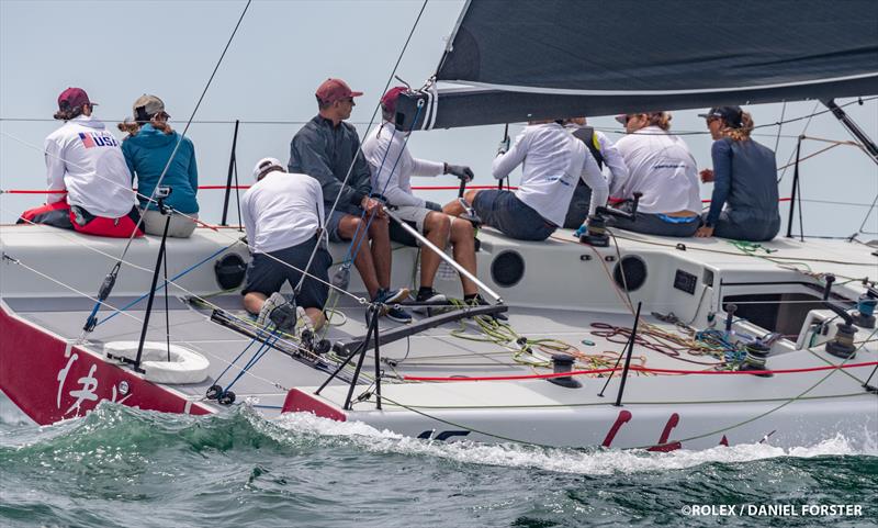 Daniel Thielman at the helm of his IC37 Kuai photo copyright Rolex / Daniel Forster taken at New York Yacht Club and featuring the IC37 class