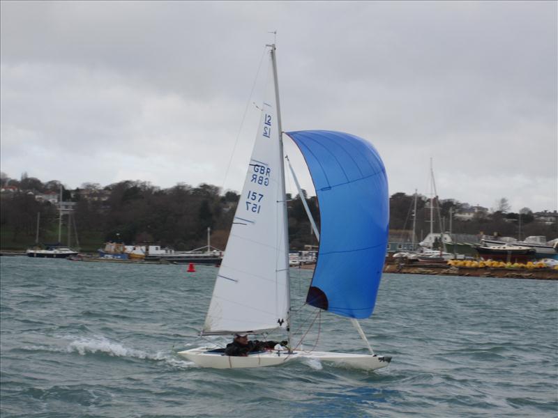 Piers' January Jacket at Bembridge photo copyright Rudy Jurg taken at Bembridge Sailing Club and featuring the Illusion class