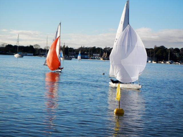 Illusion Guy Fawkes Trophy at Bembridge photo copyright Mike Samuelson taken at Bembridge Sailing Club and featuring the Illusion class