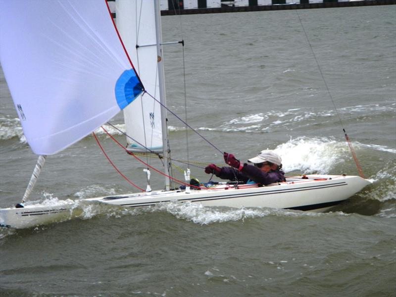 Bembridge Illusion Bill's Barrel 2024 photo copyright Mike Samuelson taken at Bembridge Sailing Club and featuring the Illusion class