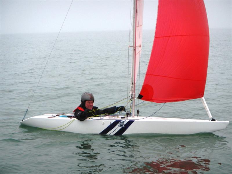 Bembridge Illusion Christmas Cracker 2024 photo copyright Mike Samuelson taken at Bembridge Sailing Club and featuring the Illusion class